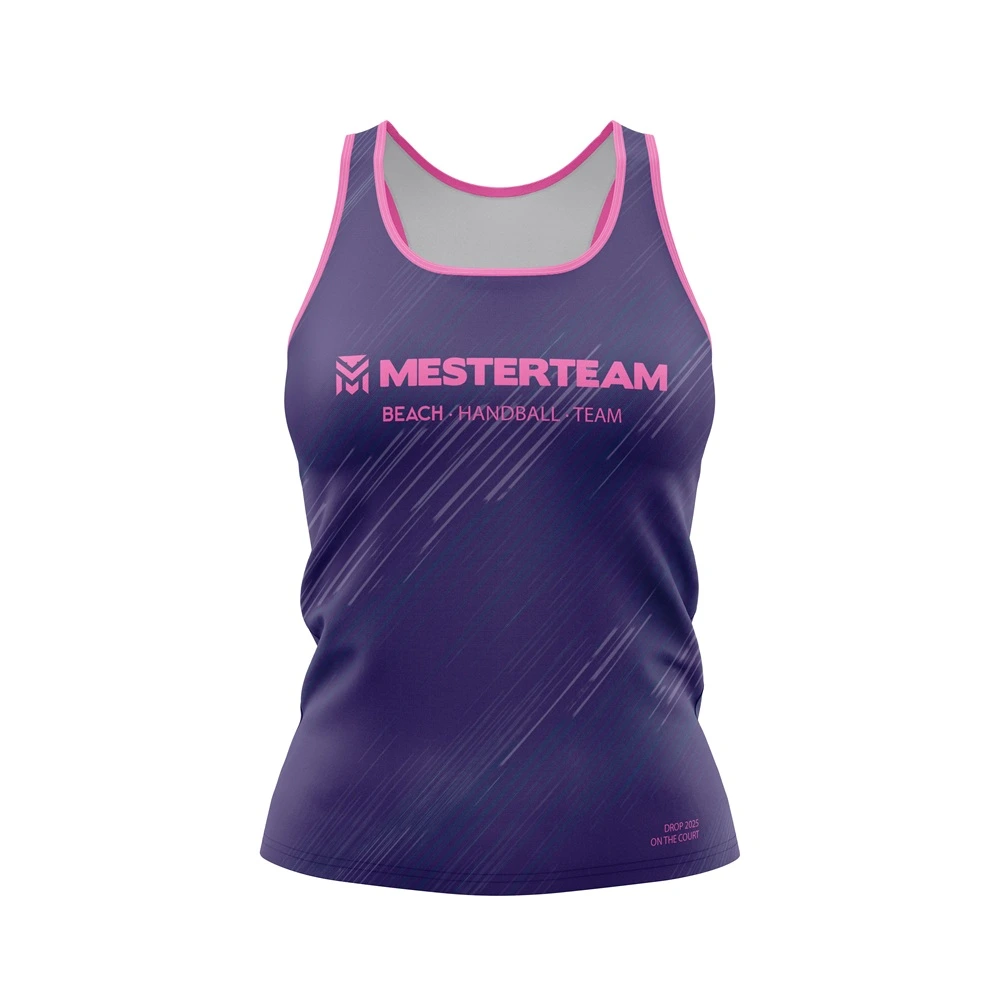 CAMISETA TIRANTES MODELO CHICA MARCA MESTERTEAM equipacionesbalonmanoplaya.com